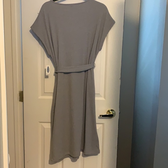 Old navy tie belted rib knit midi shift dress NWT - Picture 6 of 7